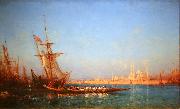 Felix Ziem View of Istanbul Spain oil painting artist
